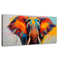 Cuadros Decorativos Canvas Revolution | Elefante Marfil | Panoramico | Portada