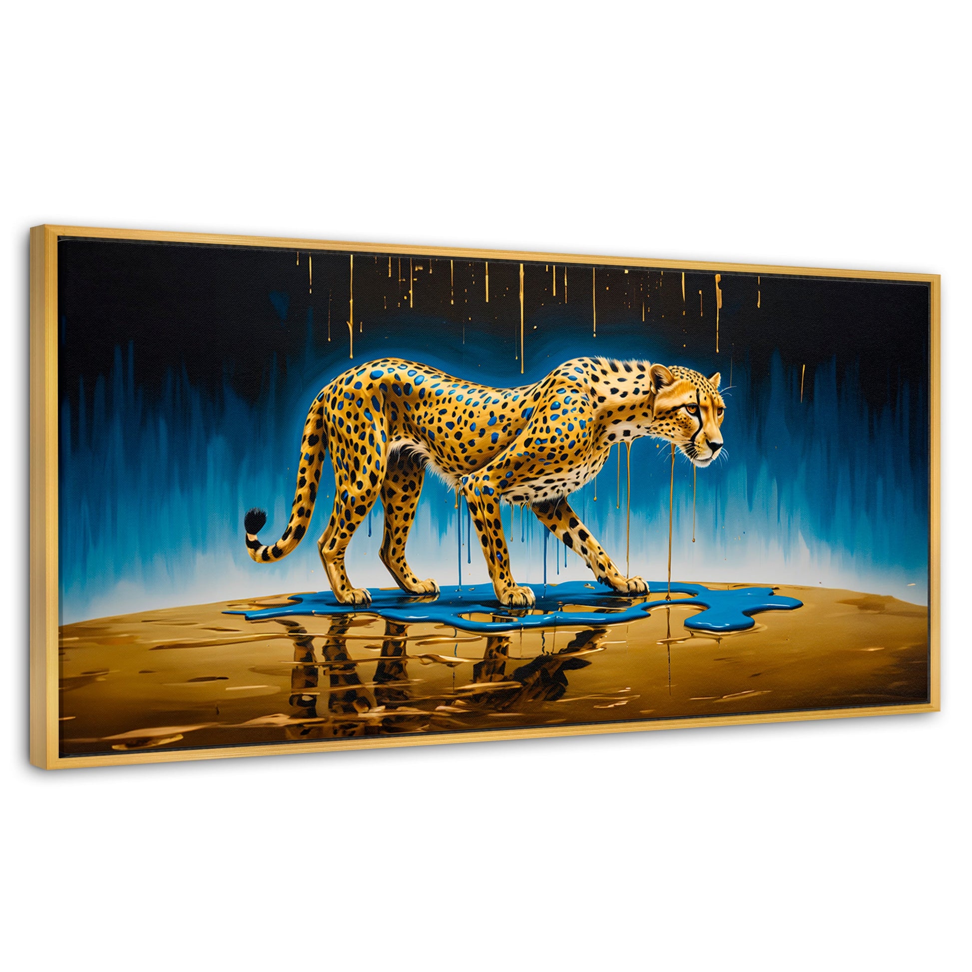Cuadros Decorativos Canvas Revolution | Elegancia Felina | Panoramico | Portada