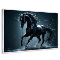 Cuadros Decorativos Canvas Revolution | Elegancia Nocturna | Rectangular | Portada | Marco Blanco