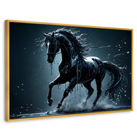 Cuadros Decorativos Canvas Revolution | Elegancia Nocturna | Rectangular | Portada | Marco Dorado