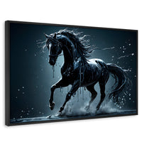 Cuadros Decorativos Canvas Revolution | Elegancia Nocturna | Rectangular | Portada | Marco Negro