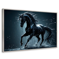 Cuadros Decorativos Canvas Revolution | Elegancia Nocturna | Rectangular | Portada | Marco Plateado