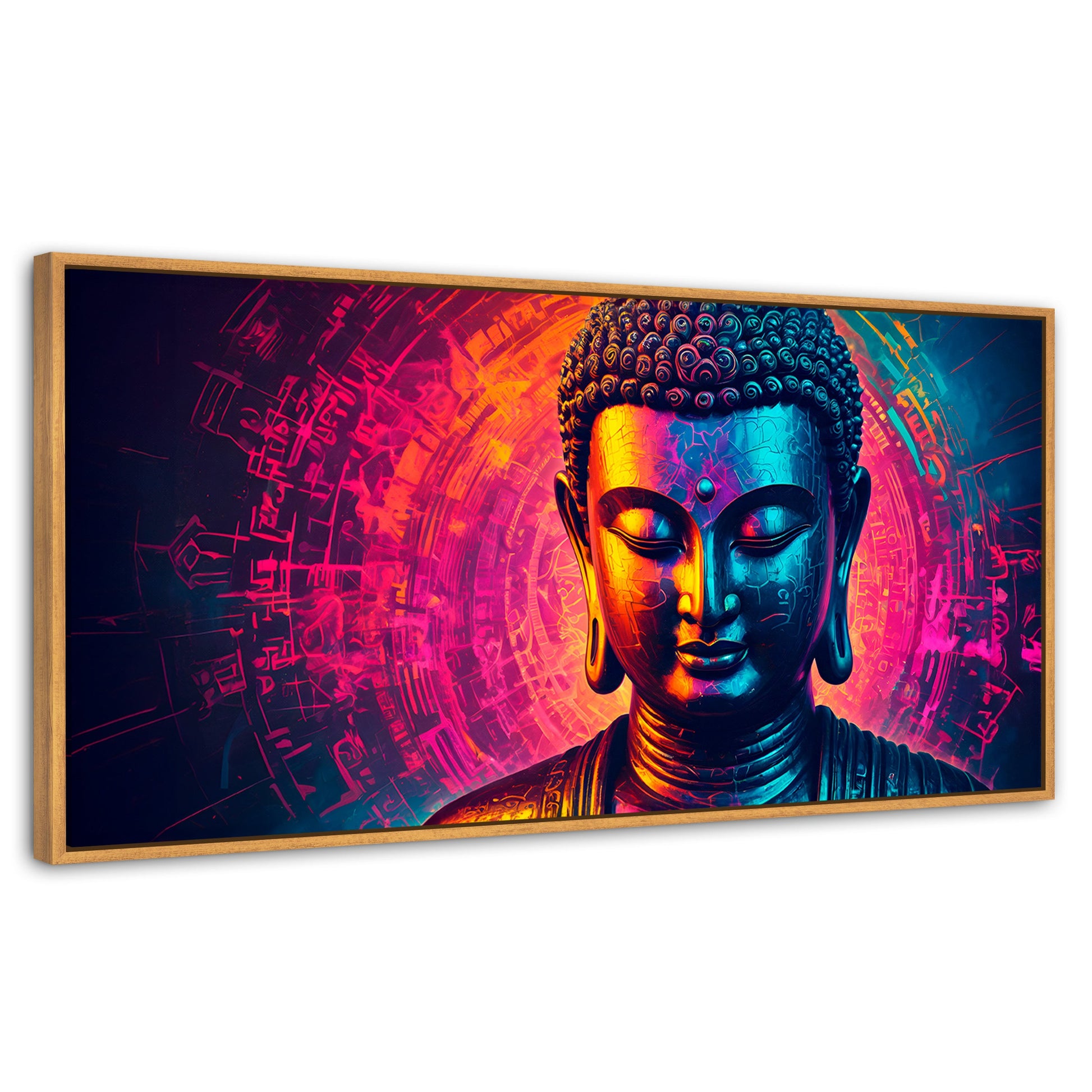 Cuadros Decorativos Canvas Revolution | Equilibrio Interior | Panoramico | Portada | Marco Negro
