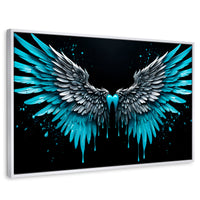 Cuadros Decorativos Canvas Revolution | Esencia De Angeles | Rectangular | Portada | Marco Blanco