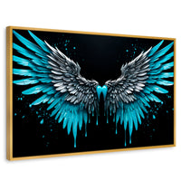 Cuadros Decorativos Canvas Revolution | Esencia De Angeles | Rectangular | Portada | Marco Dorado
