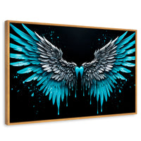 Cuadros Decorativos Canvas Revolution | Esencia De Angeles | Rectangular | Portada | Marco Madera
