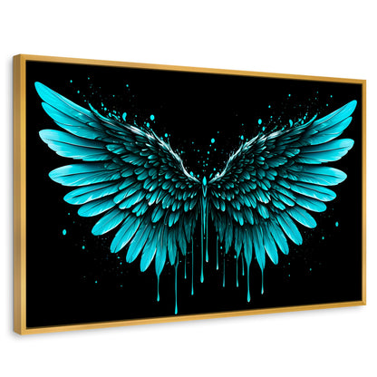 Cuadros Decorativos Canvas Revolution | Esplendor Alado | Rectangular | Portada | Marco Dorado