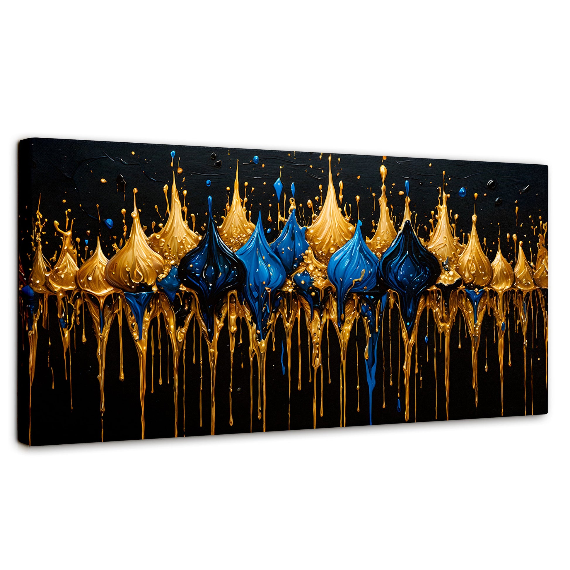 Cuadros Decorativos Canvas Revolution | Esplendor Dorado | Panoramico | Portada | Marco SinMarco