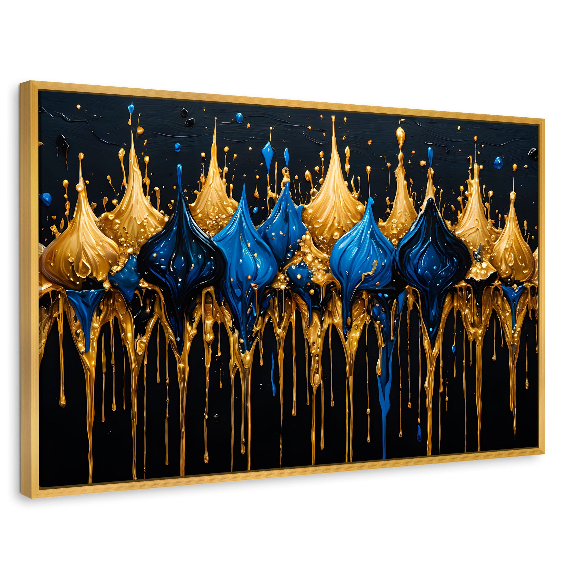 Cuadros Decorativos Canvas Revolution | Esplendor Dorado | Rectangular | Portada | Marco Dorado