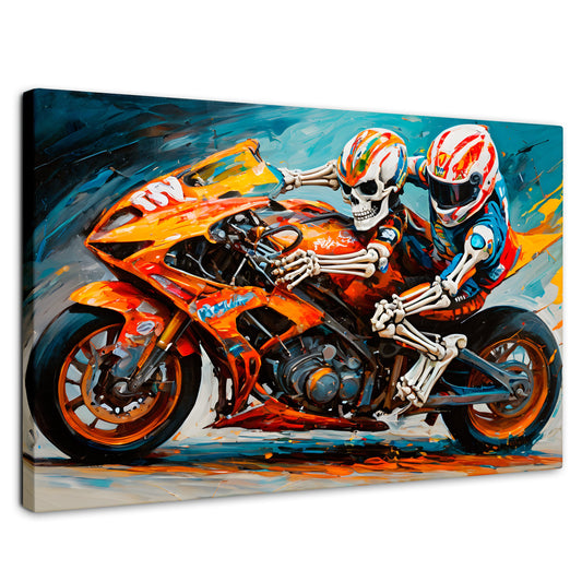 Cuadros Decorativos Canvas Revolution | Esqueletos Pista | Rectangular | Portada