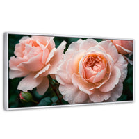 Cuadros Decorativos Canvas Revolution | Eterna Rosa Inglesa | Panoramico | Portada