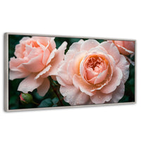 Cuadros Decorativos Canvas Revolution | Eterna Rosa Inglesa | Panoramico | Portada