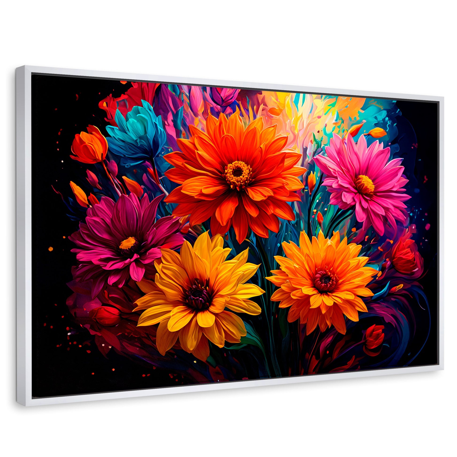 Cuadros Decorativos Canvas Revolution | Explosion Flores | Rectangular | Portada