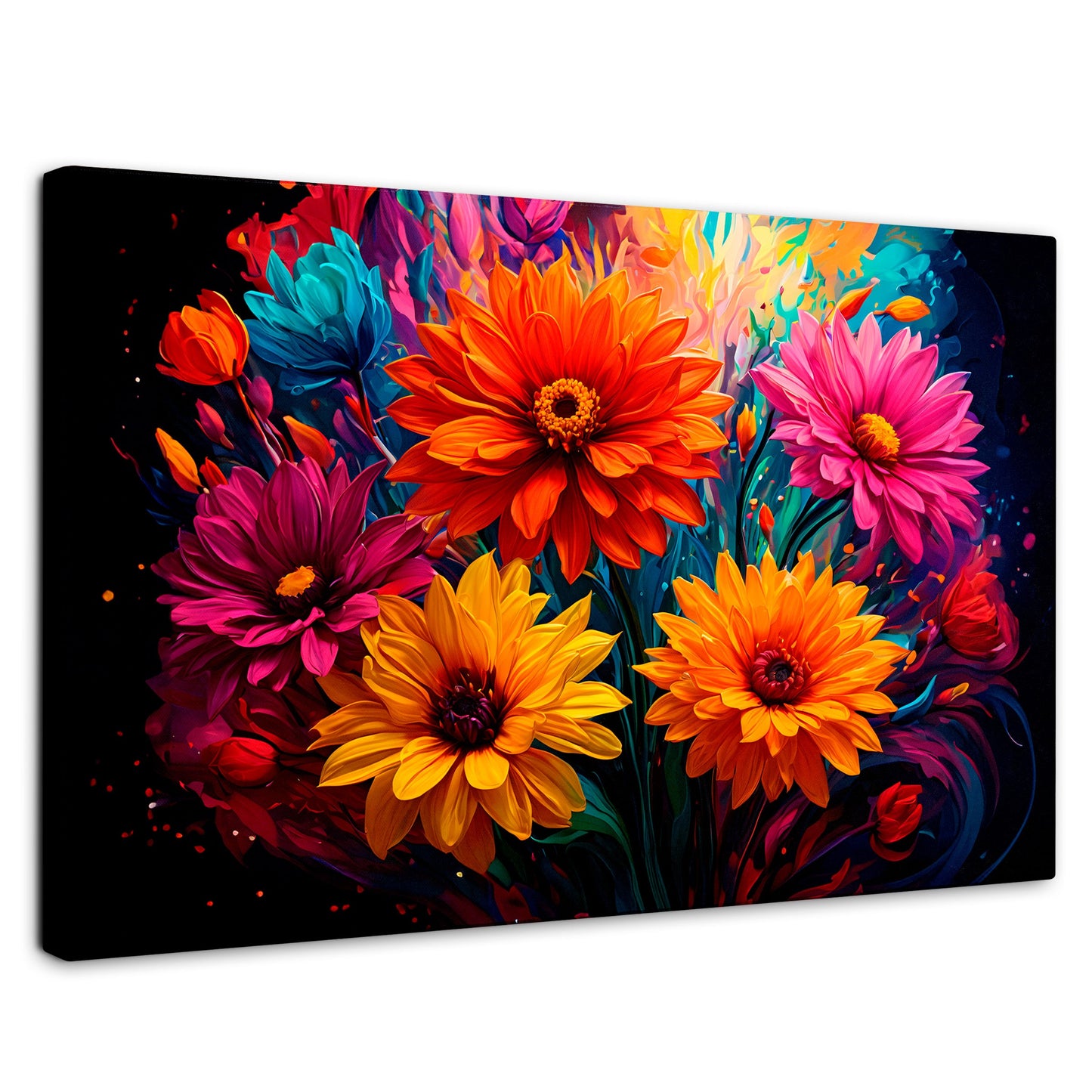 Cuadros Decorativos Canvas Revolution | Explosion Flores | Rectangular | Portada