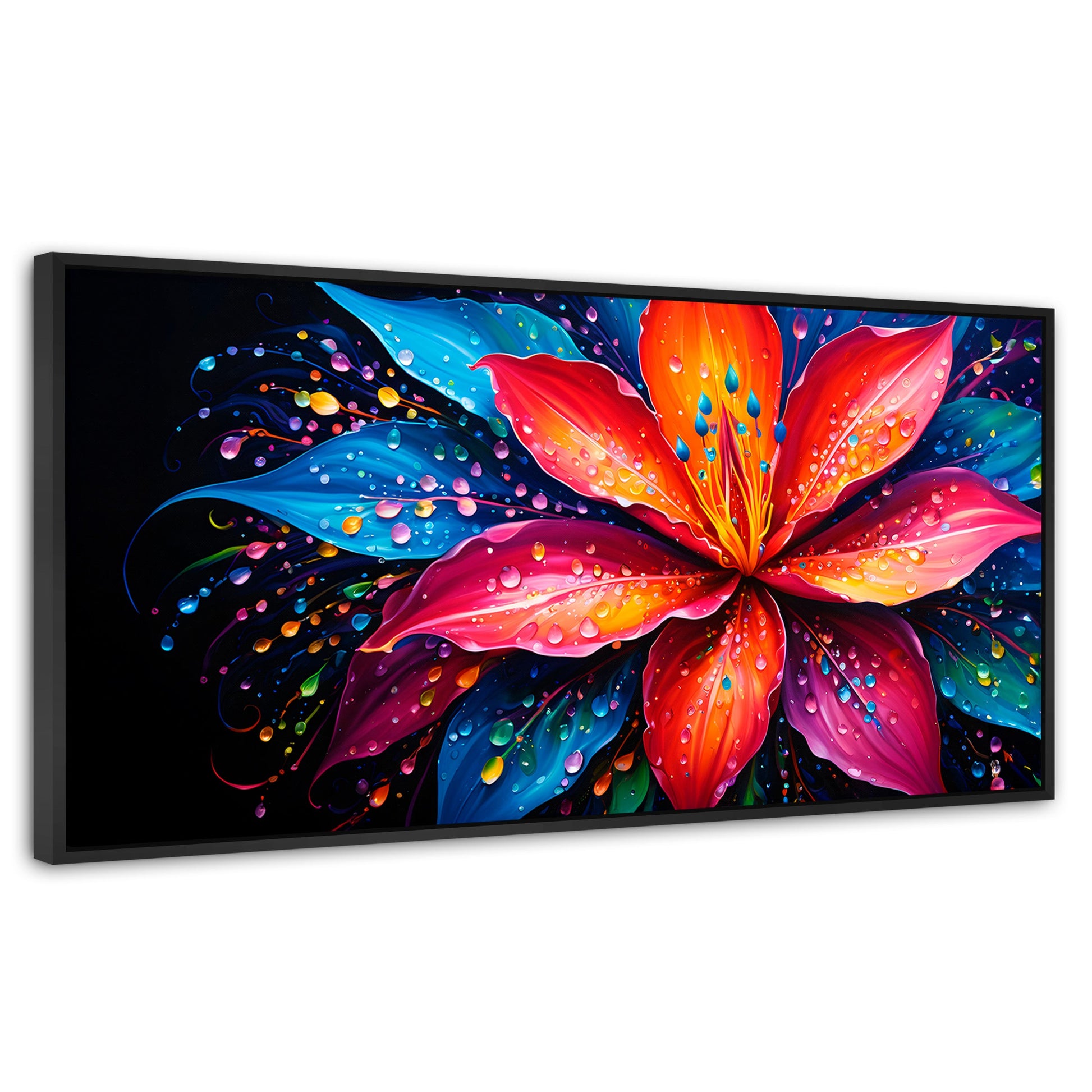 Cuadros Decorativos Canvas Revolution | Flor Aurea Nitida | Panoramico | Portada