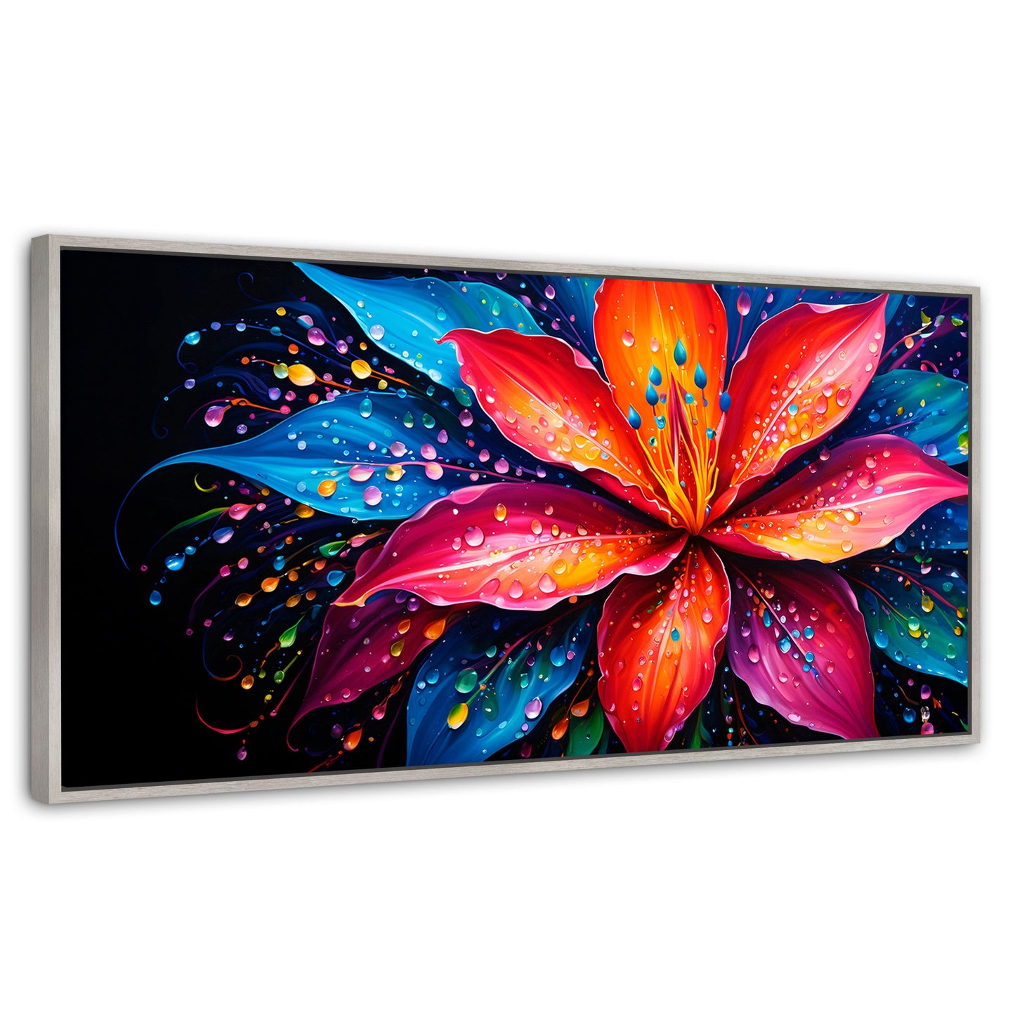 Cuadros Decorativos Canvas Revolution | Flor Aurea Nitida | Panoramico | Portada