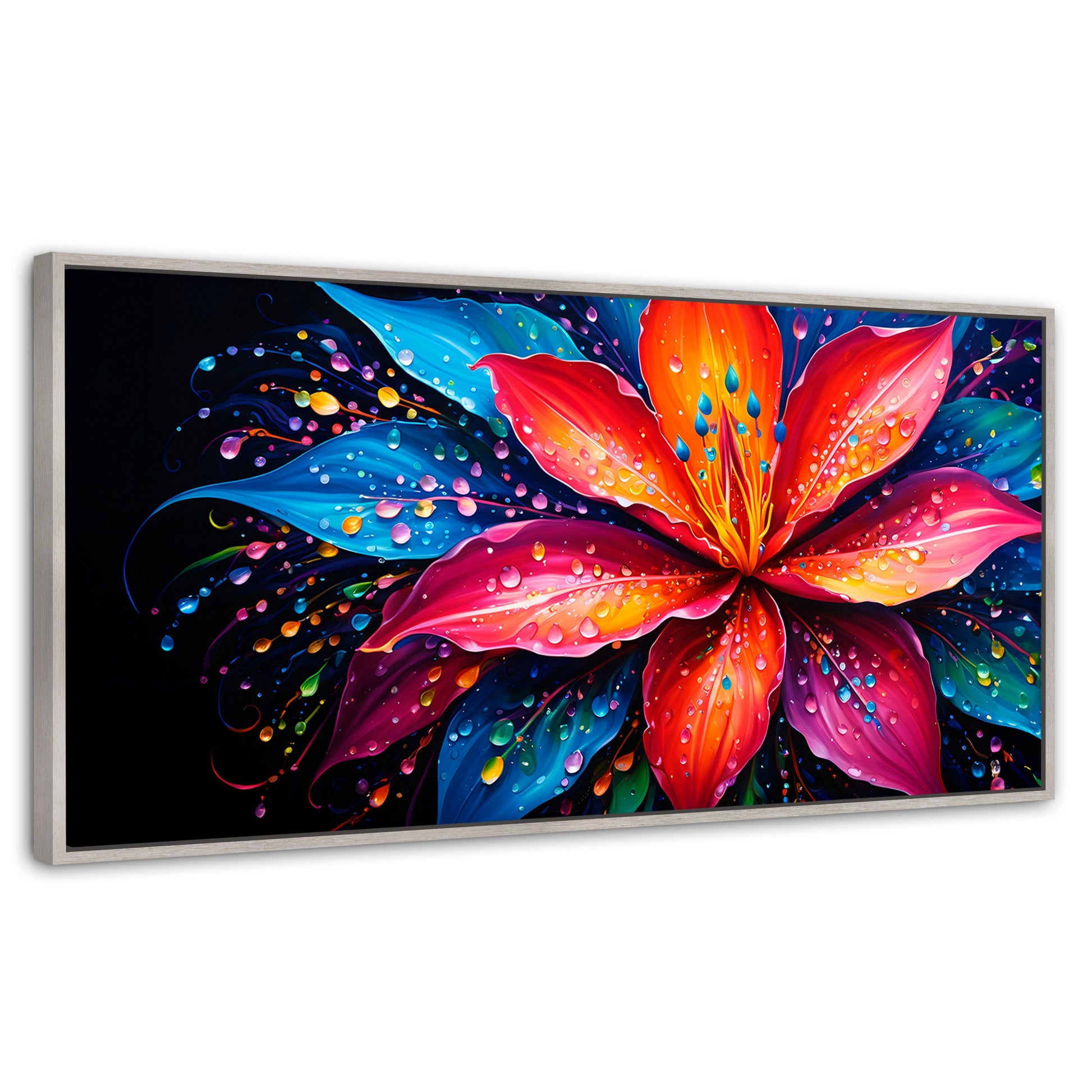 Cuadros Decorativos Canvas Revolution | Flor Aurea Nitida | Panoramico | Portada