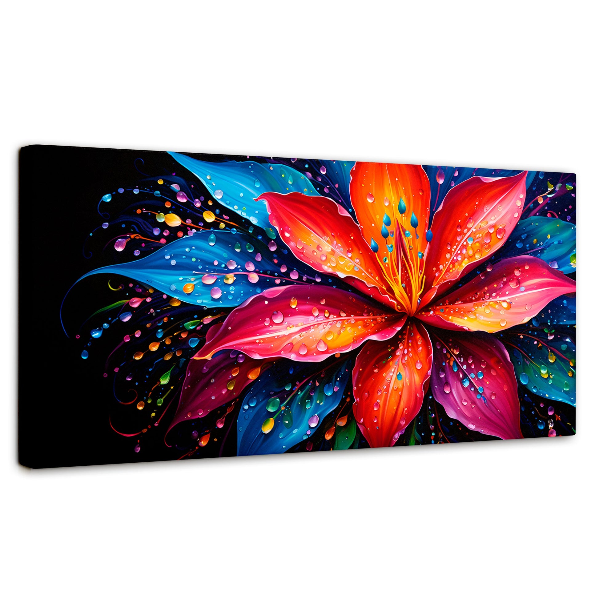 Cuadros Decorativos Canvas Revolution | Flor Aurea Nitida | Panoramico | Portada