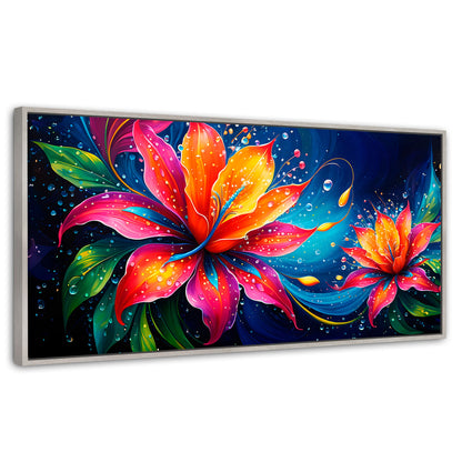 Cuadros Decorativos Canvas Revolution | Flor Aurea Viva | Panoramico | Portada
