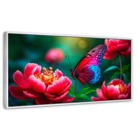 Cuadros Decorativos Canvas Revolution | Flor De Pasion | Panoramico | Portada | Marco Dorado