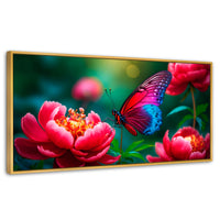 Cuadros Decorativos Canvas Revolution | Flor De Pasion | Panoramico | Portada | Marco Madera