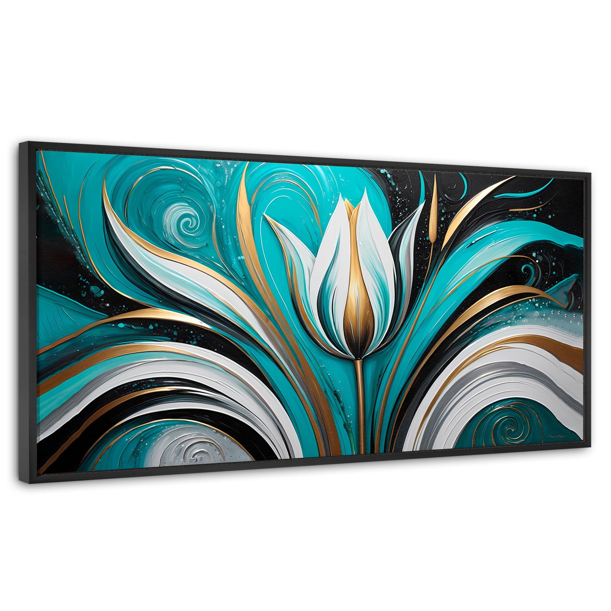 Cuadros Decorativos Canvas Revolution | Flor Eterna Viva | Panoramico | Portada
