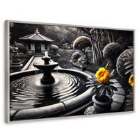 Cuadros Decorativos Canvas Revolution | Florecer Y Fluir | Rectangular | Portada | Marco Plateado