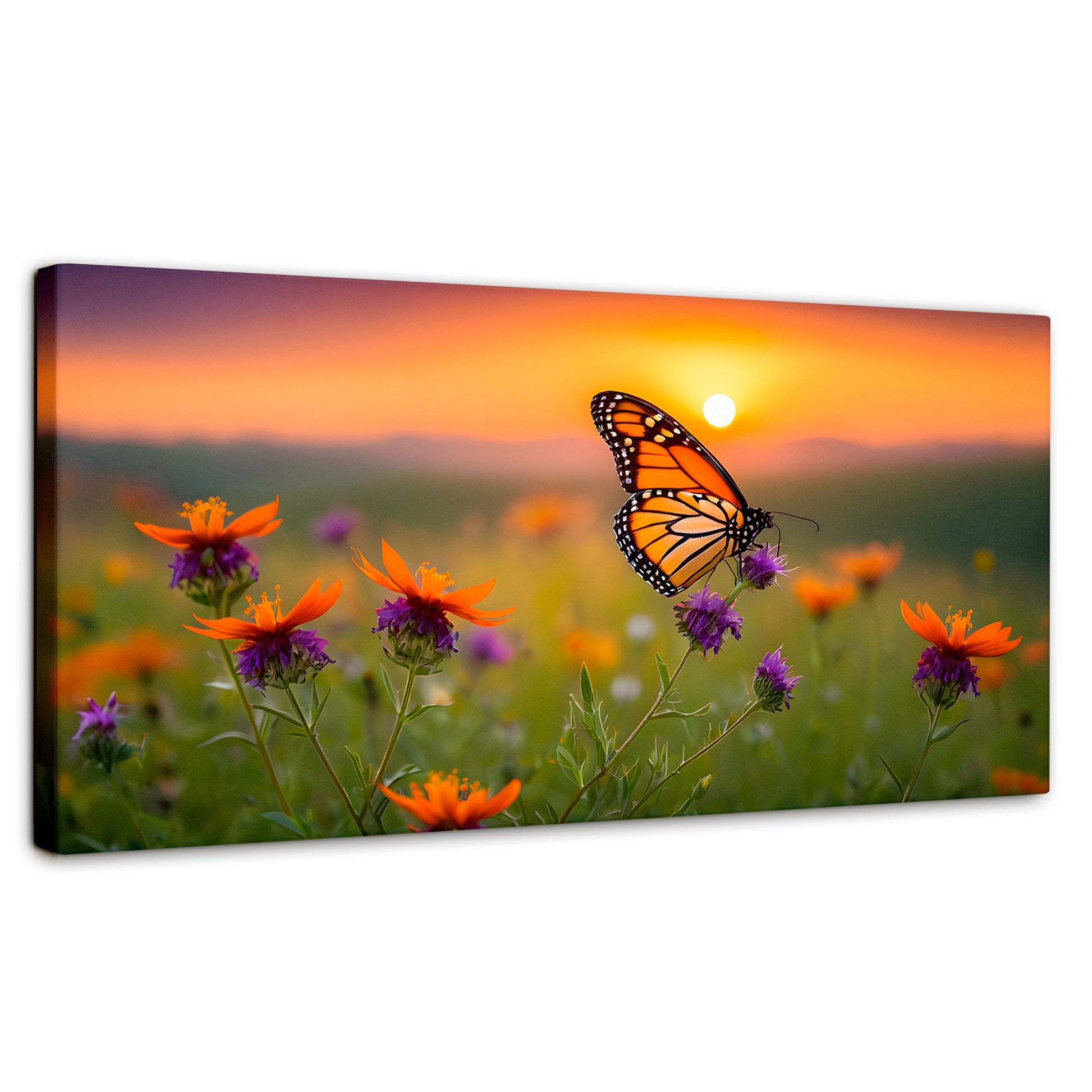 Cuadros Decorativos Canvas Revolution | Flores Del Alba | Panoramico | Portada | Marco SinMarco