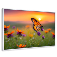 Cuadros Decorativos Canvas Revolution | Flores Del Alba | Rectangular | Portada | Marco Blanco