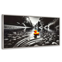 Cuadros Decorativos Canvas Revolution | Flotando Solo | Panoramico | Portada | Marco Blanco