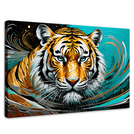 Cuadros Decorativos Canvas Revolution | Fuerza Del Tigre | Rectangular | Portada