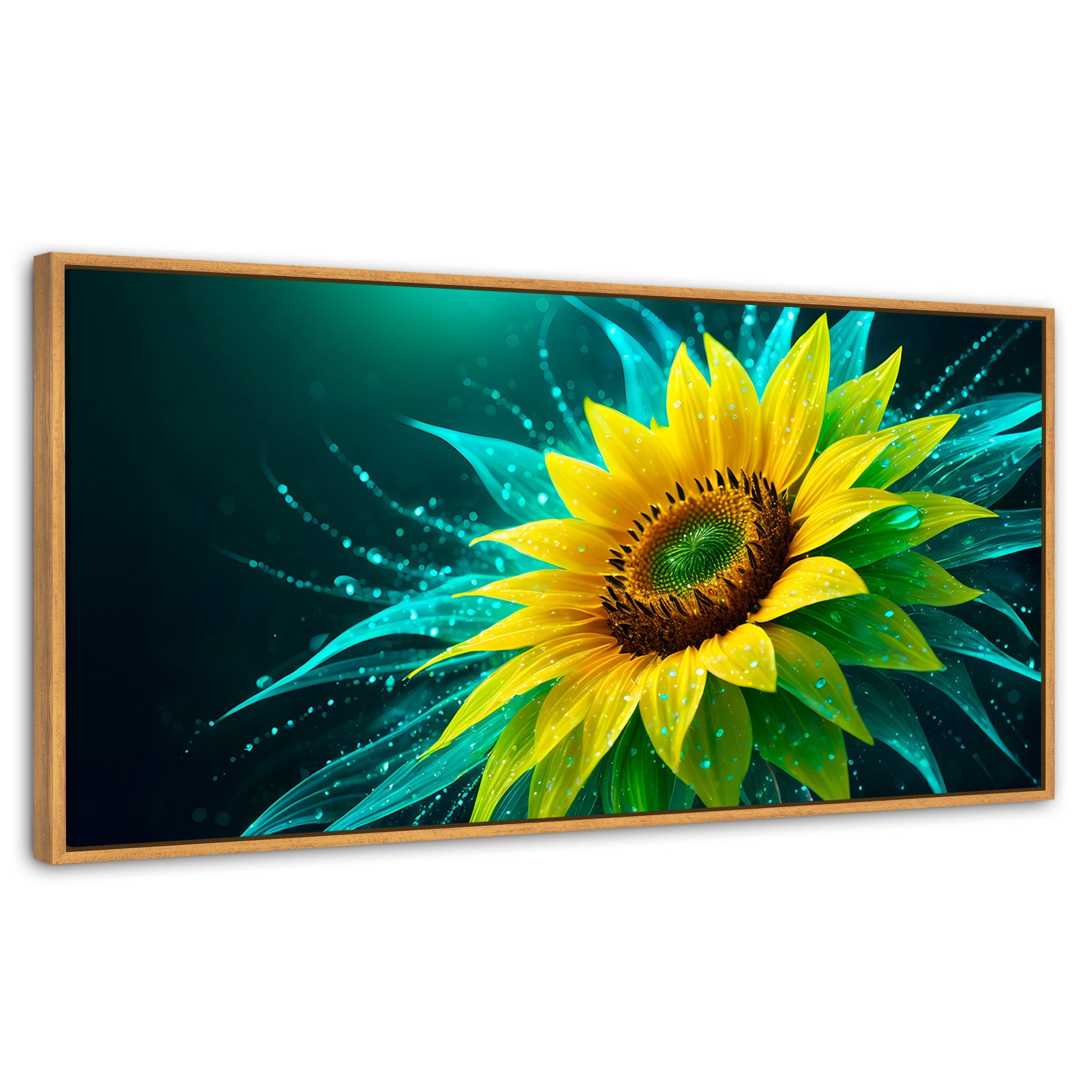 Cuadros Decorativos Canvas Revolution | Fulgor De Girasol | Panoramico | Portada