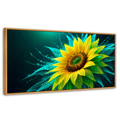 Cuadros Decorativos Canvas Revolution | Fulgor De Girasol | Panoramico | Portada