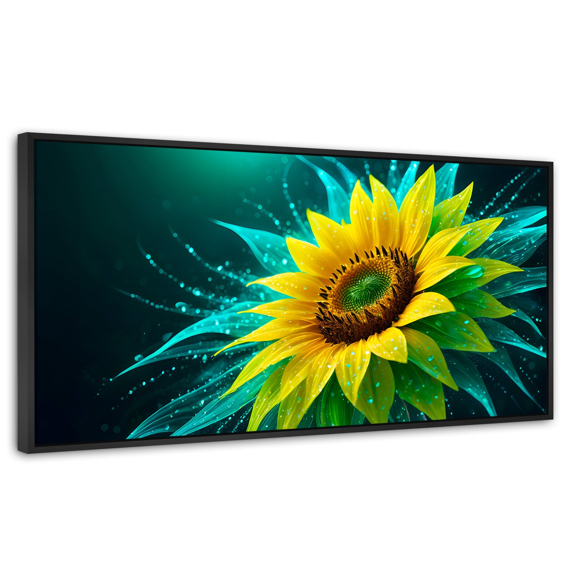 Cuadros Decorativos Canvas Revolution | Fulgor De Girasol | Panoramico | Portada