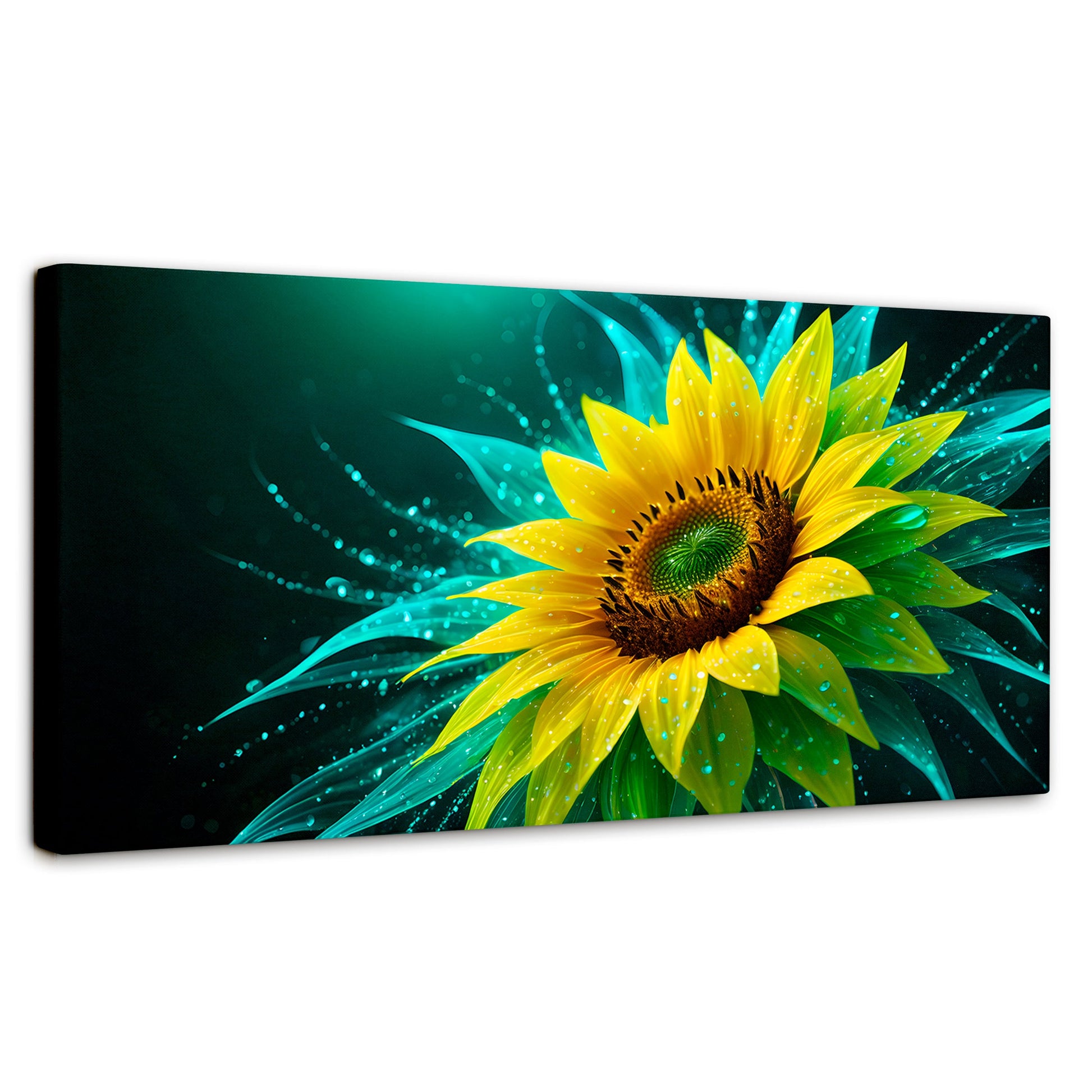 Cuadros Decorativos Canvas Revolution | Fulgor De Girasol | Panoramico | Portada