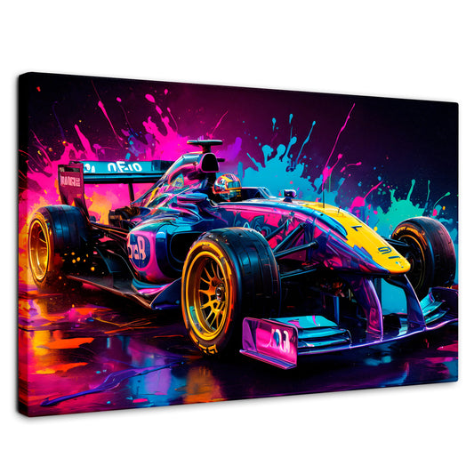 Cuadros Decorativos Canvas Revolution | Furia Multicolor | Rectangular | Portada | Marco SinMarco