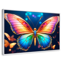Cuadros Decorativos Canvas Revolution | Gemas En La Noche | Rectangular | Portada | Marco Blanco