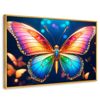 Cuadros Decorativos Canvas Revolution | Gemas En La Noche | Rectangular | Portada | Marco Dorado
