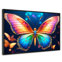 Cuadros Decorativos Canvas Revolution | Gemas En La Noche | Rectangular | Portada | Marco Negro