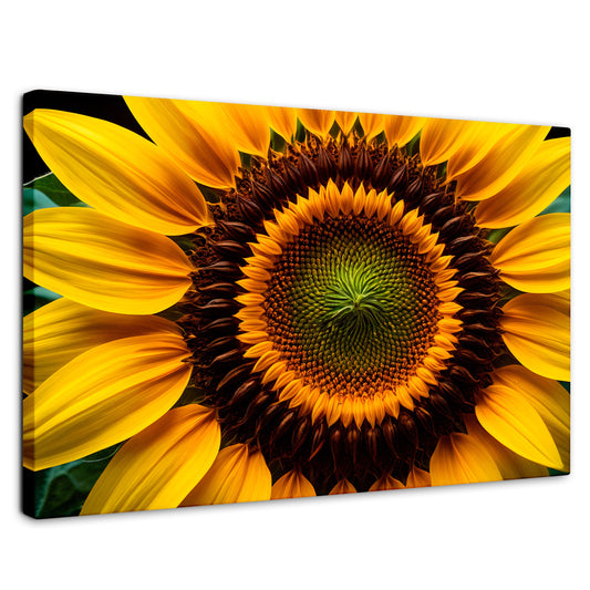 Cuadros Decorativos Canvas Revolution | Girasol Cercano | Rectangular | Portada | Marco SinMarco