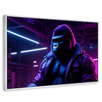 Cuadros Decorativos Canvas Revolution | Gorila Con Chaqueta | Rectangular | Portada