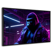 Cuadros Decorativos Canvas Revolution | Gorila Con Chaqueta | Rectangular | Portada