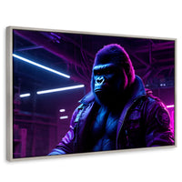 Cuadros Decorativos Canvas Revolution | Gorila Con Chaqueta | Rectangular | Portada