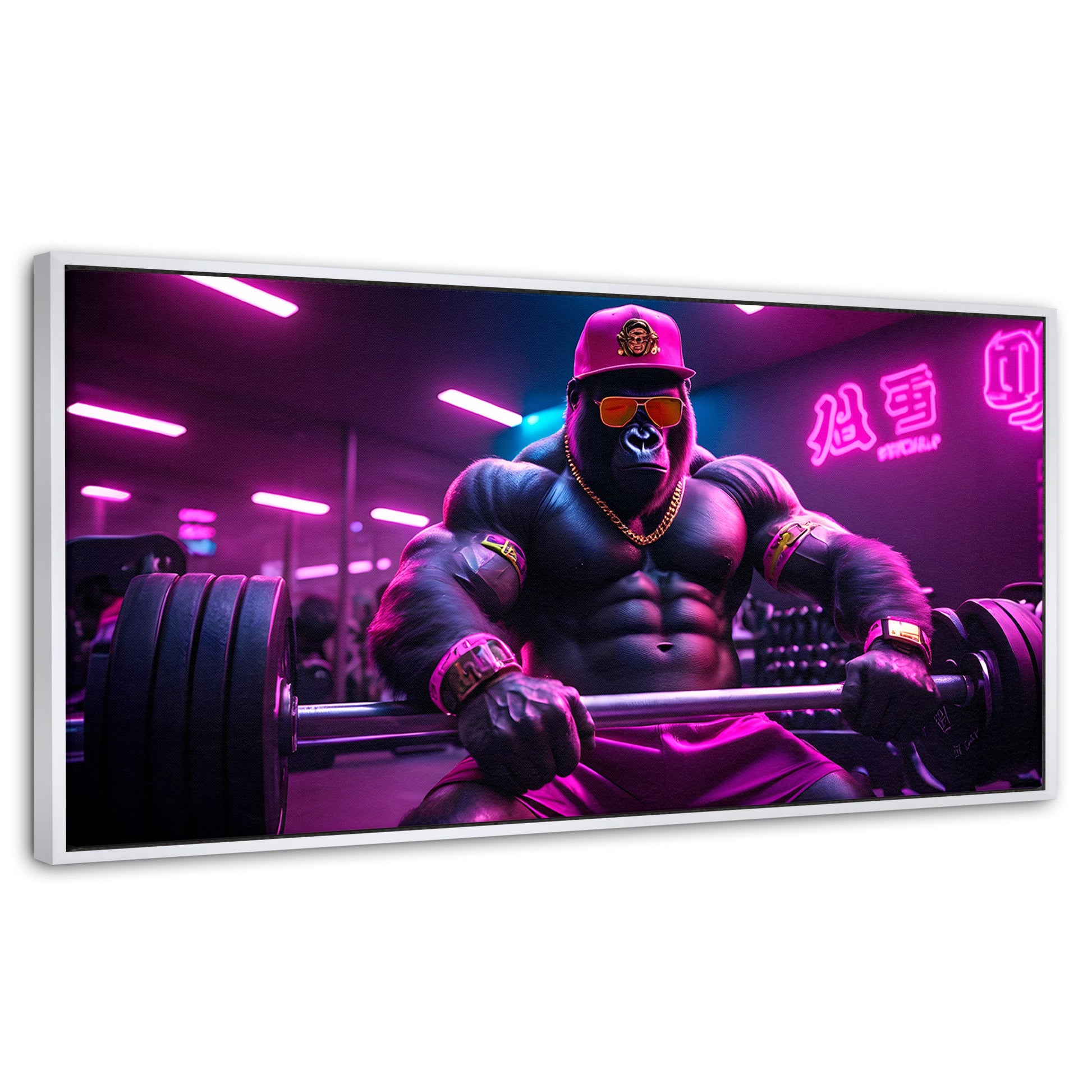 Cuadros Decorativos Canvas Revolution | Gorila Gimnasio | Panoramico | Portada