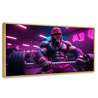 Cuadros Decorativos Canvas Revolution | Gorila Gimnasio | Panoramico | Portada