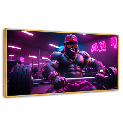 Cuadros Decorativos Canvas Revolution | Gorila Gimnasio | Panoramico | Portada