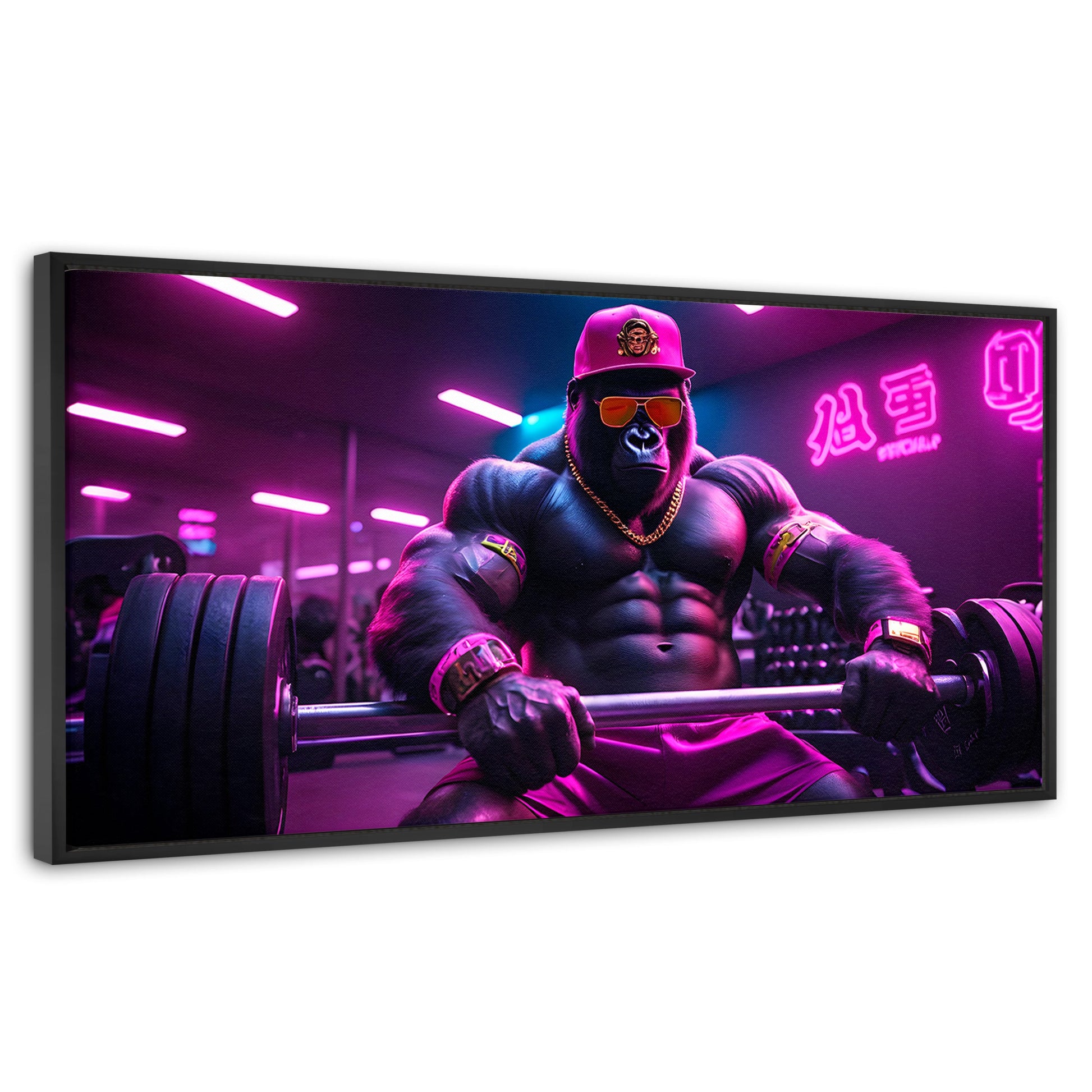 Cuadros Decorativos Canvas Revolution | Gorila Gimnasio | Panoramico | Portada