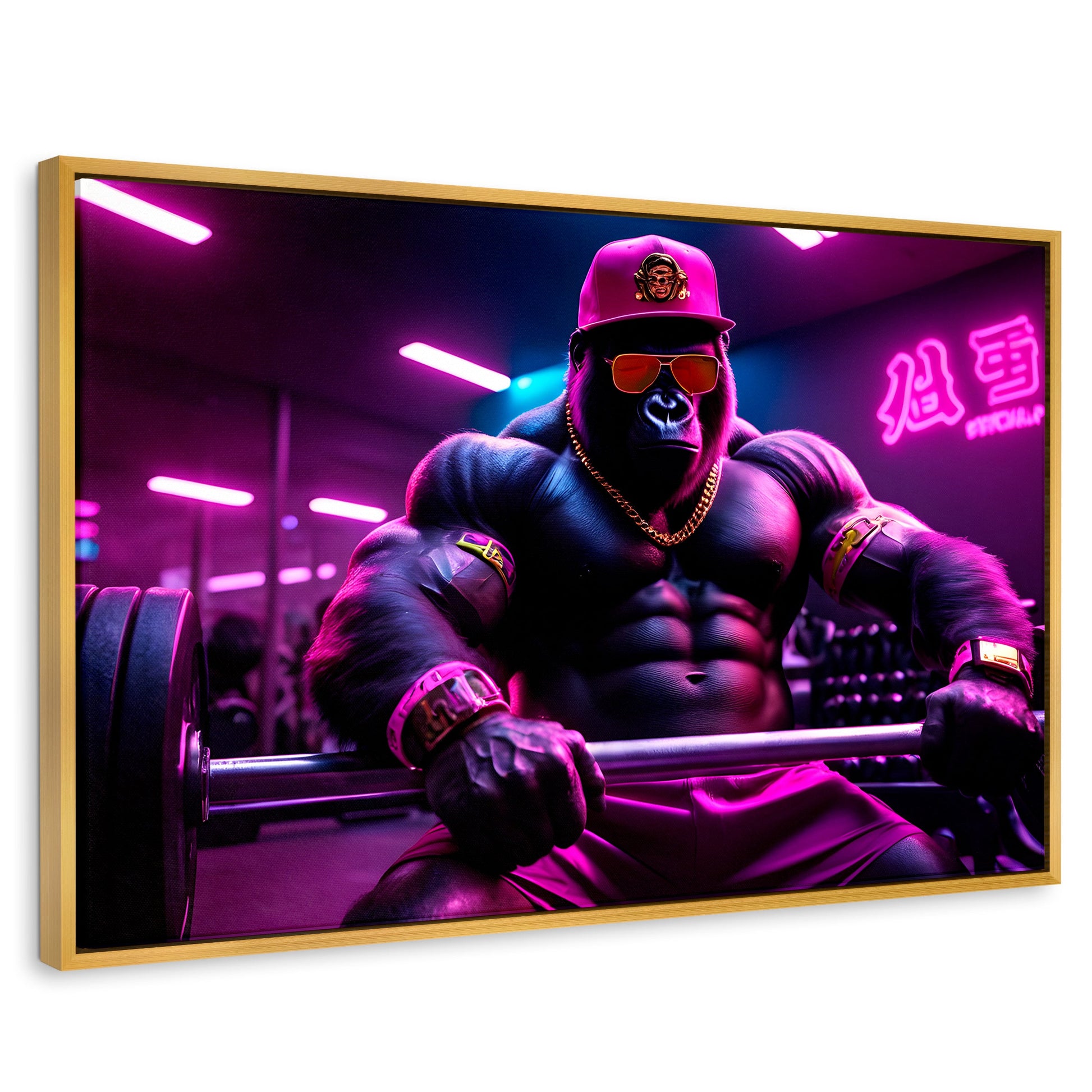 Cuadros Decorativos Canvas Revolution | Gorila Gimnasio | Rectangular | Portada