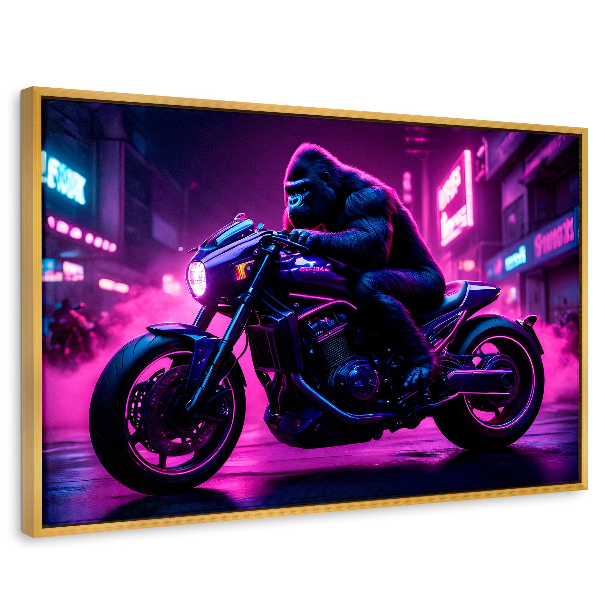 Cuadros Decorativos Canvas Revolution | Gorila Motorizado | Rectangular | Portada