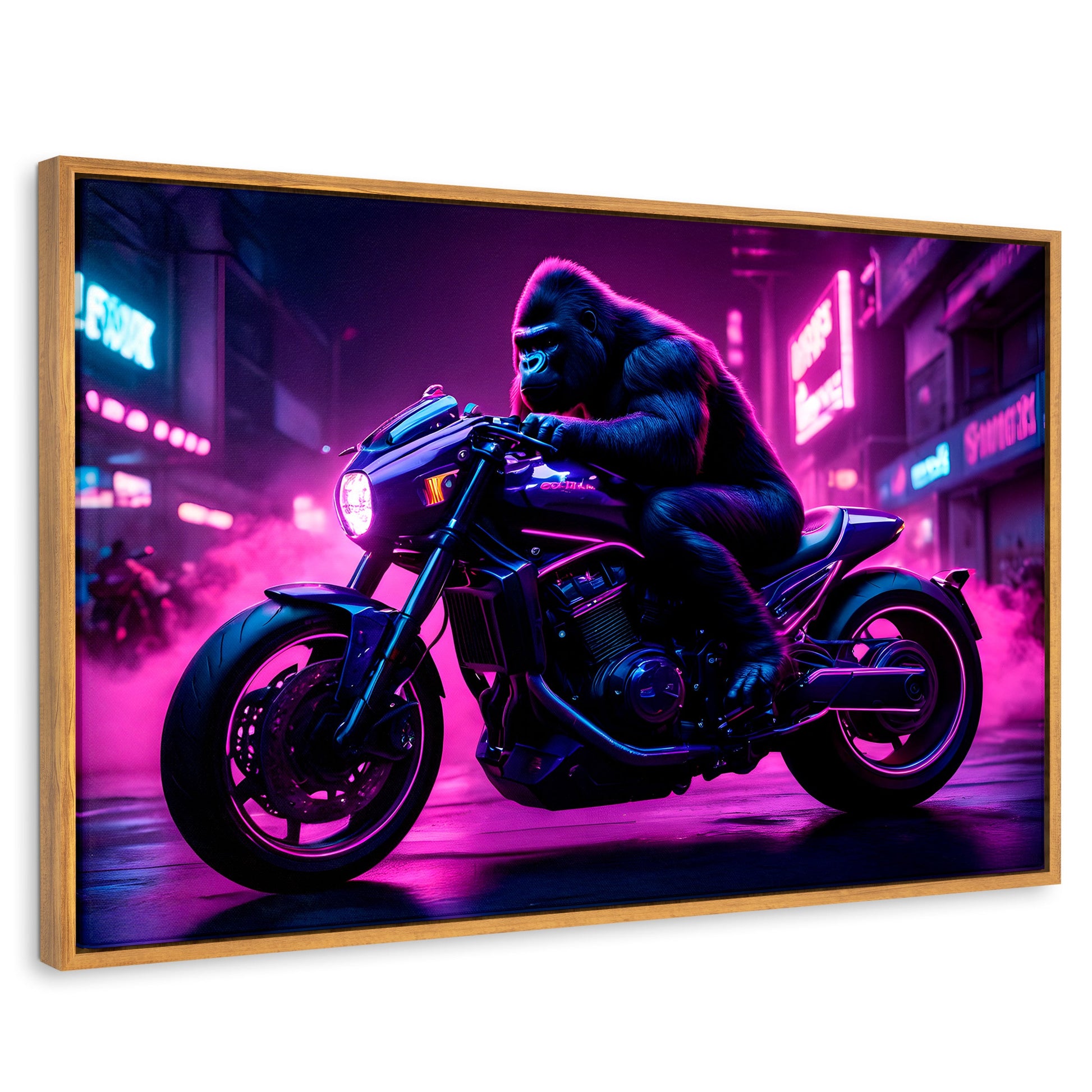 Cuadros Decorativos Canvas Revolution | Gorila Motorizado | Rectangular | Portada